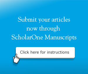 submit your articles now through ScholarOne Manuscripts